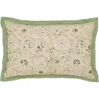 Provence Tapestry Square Cushion - Green Mix alternate view
