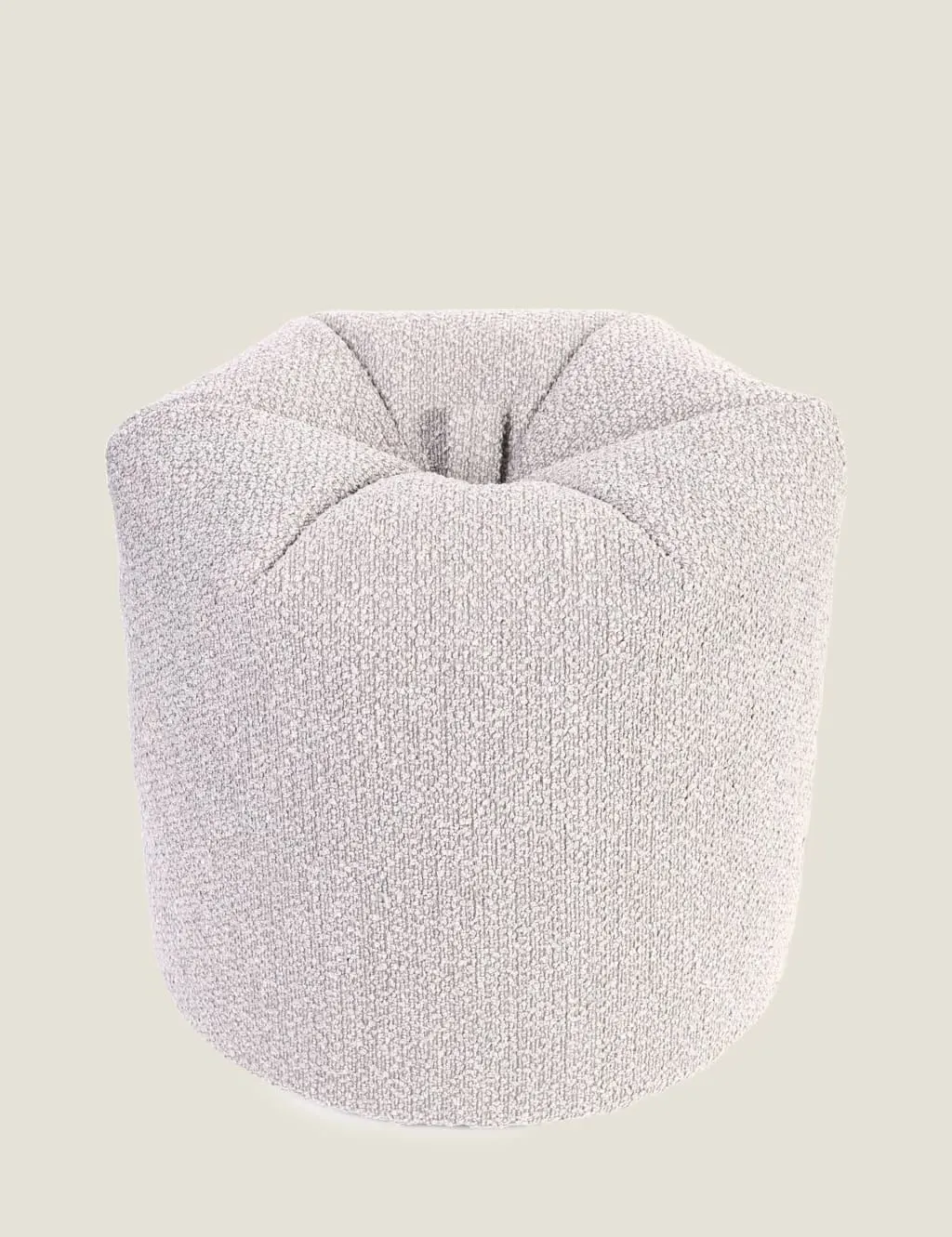 Bouclé Beanbag - Cream product