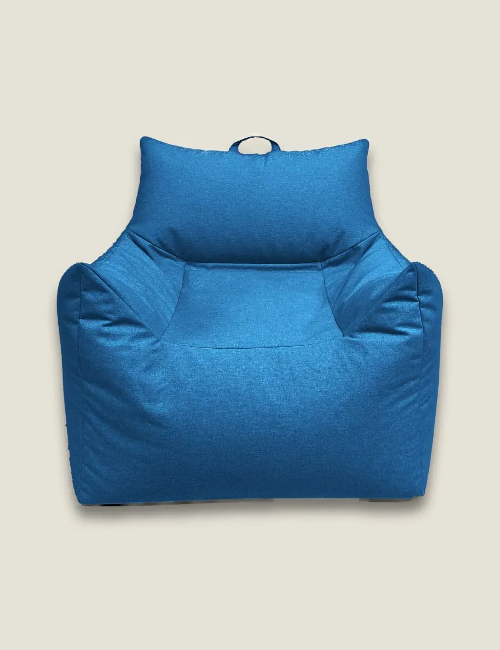 Brushed Woven Beanbag Chair - Dark Blue product