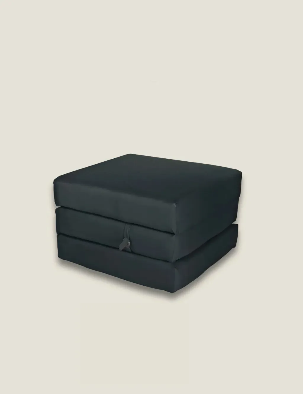 Single Cube Chair Bed - Black, Polyester product
