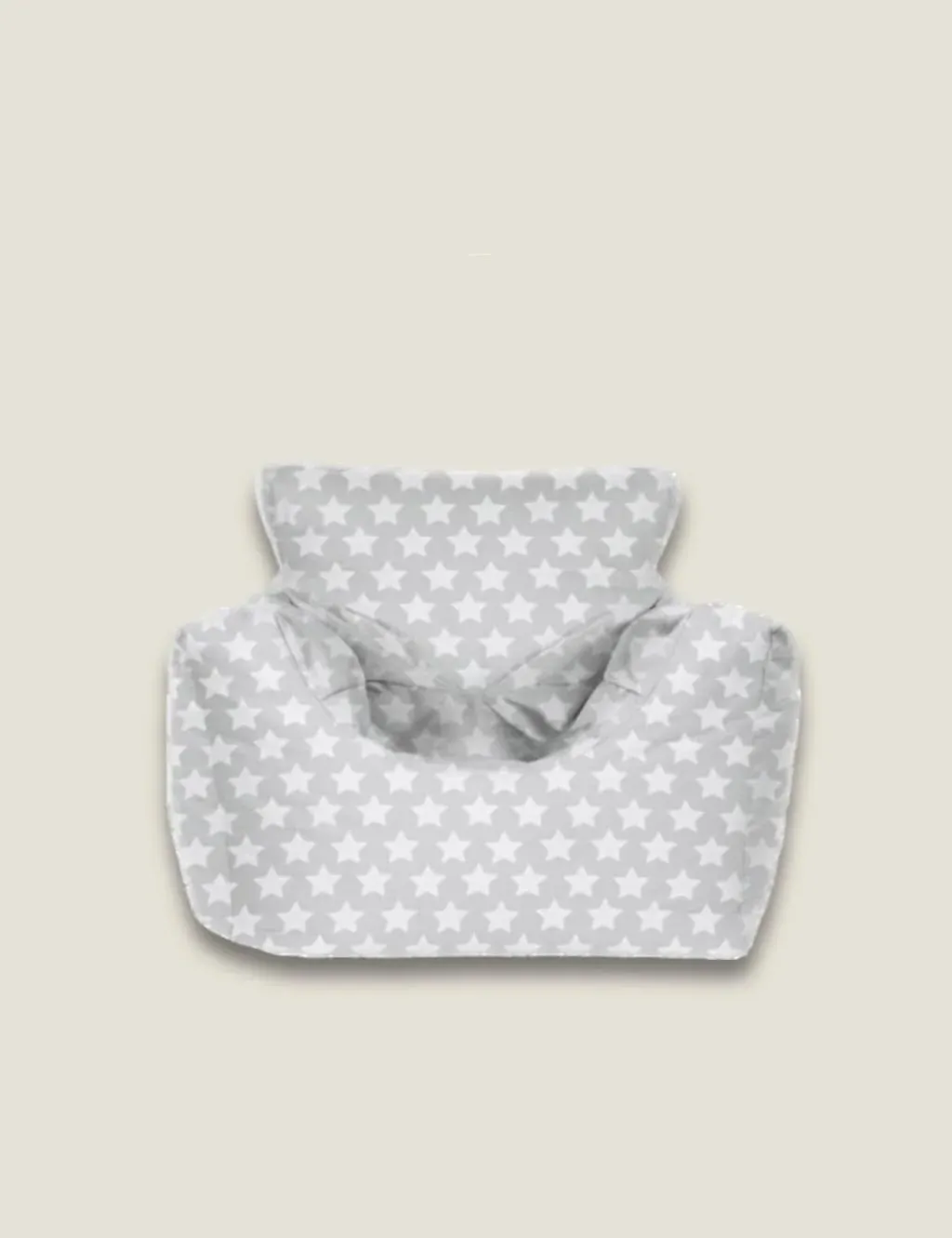 Star Beanbag Chair with Armrests - Silver Grey product