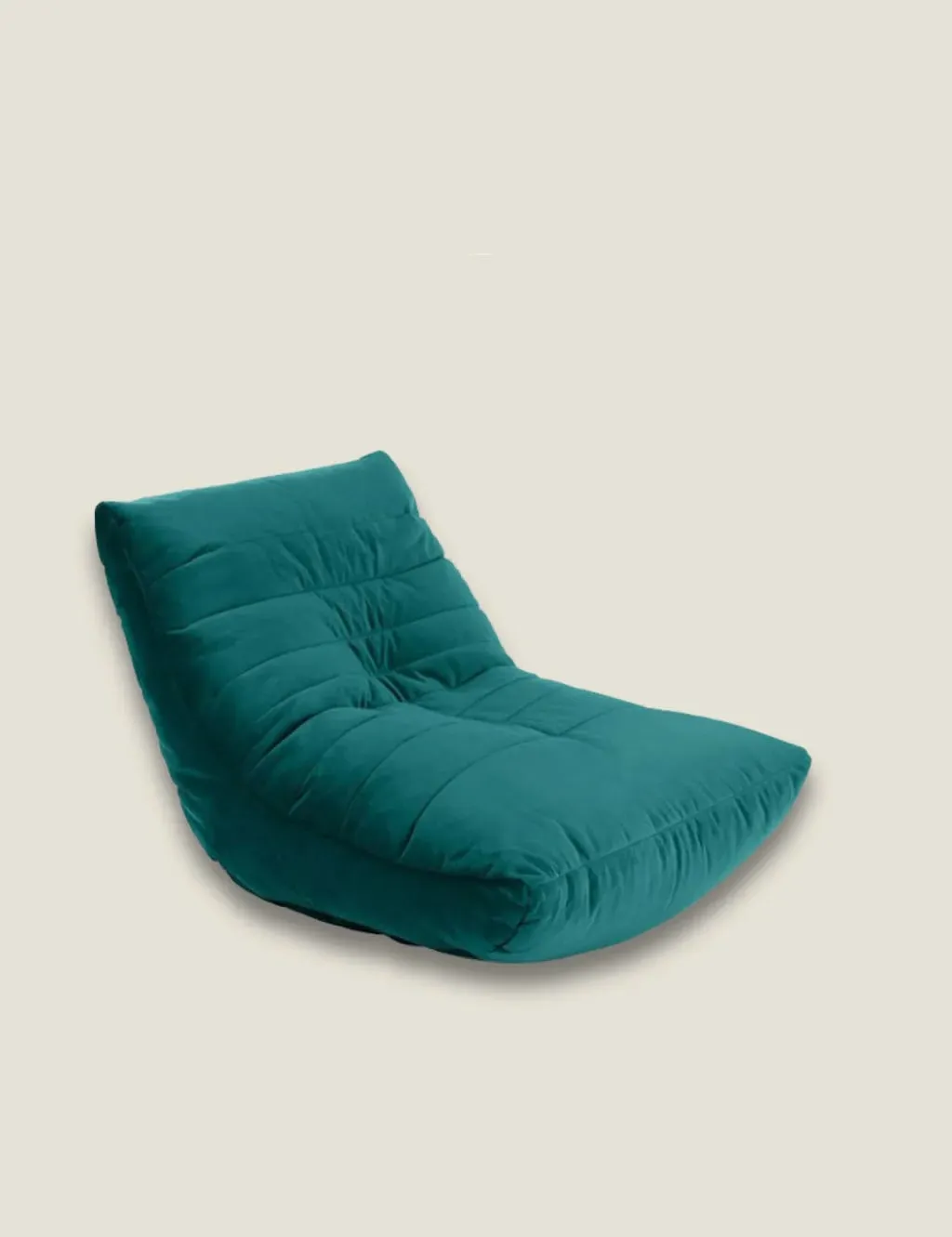 Velvet Beanbag Chair Refillable - Teal Green product