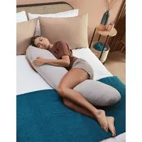Luxury Medium Body Pillow - Grey, Cotton Mix alternate view
