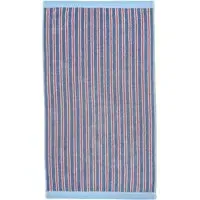 Causeway Stripe Towel - Blue Mix, Pure Cotton alternate view