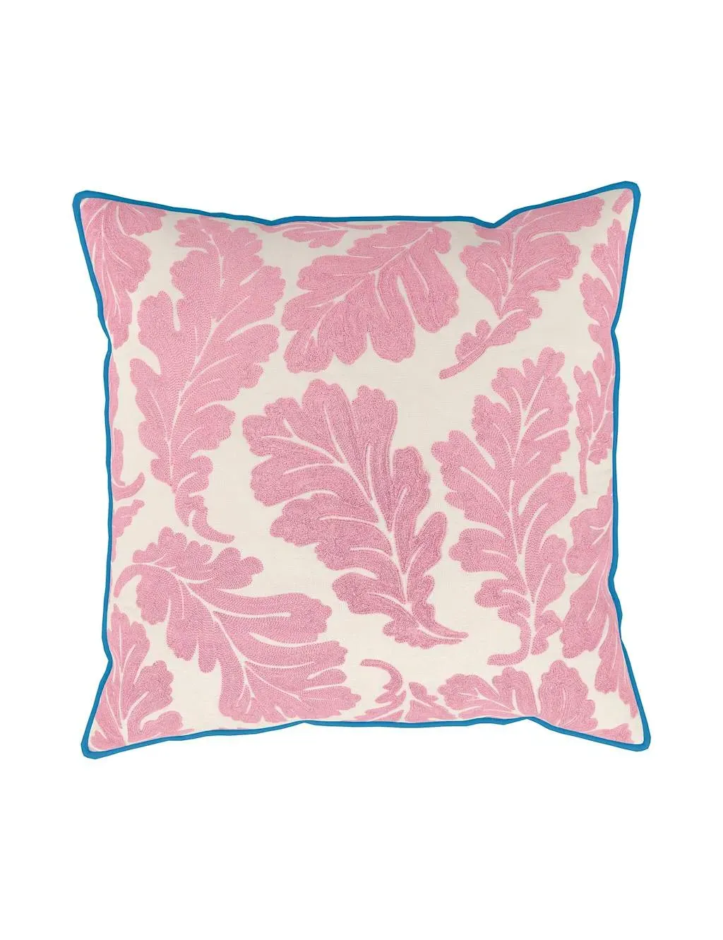 Lori Square Cushion with Crewel Stitch - Multi, Cotton product