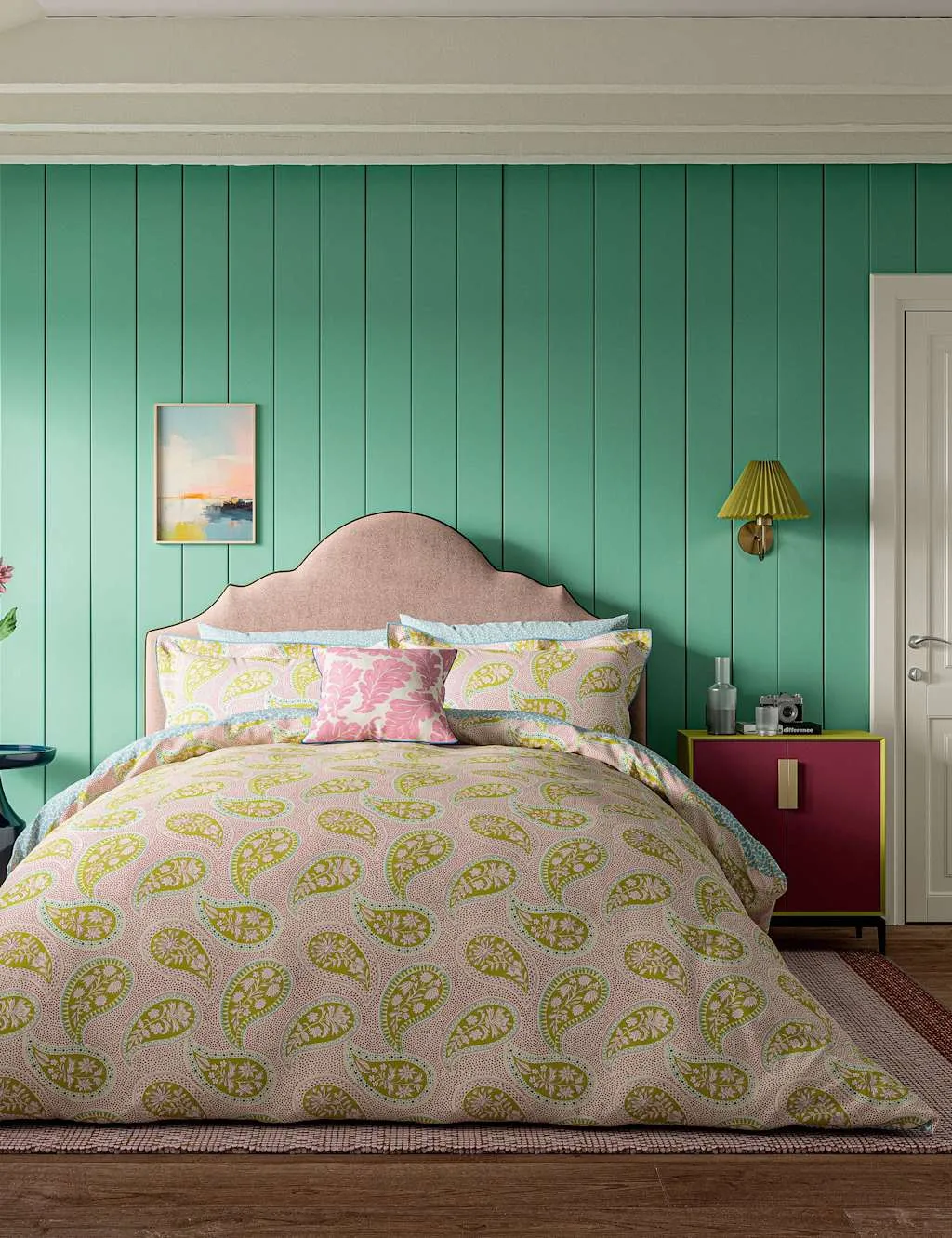 Melody Bedding Set - Pink Mix, Pure Cotton product