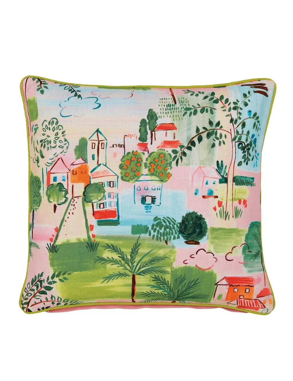 Pure Cotton Patterned Cushion - Multi product