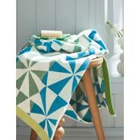 Pure Cotton Sails Towel - Green alternate view