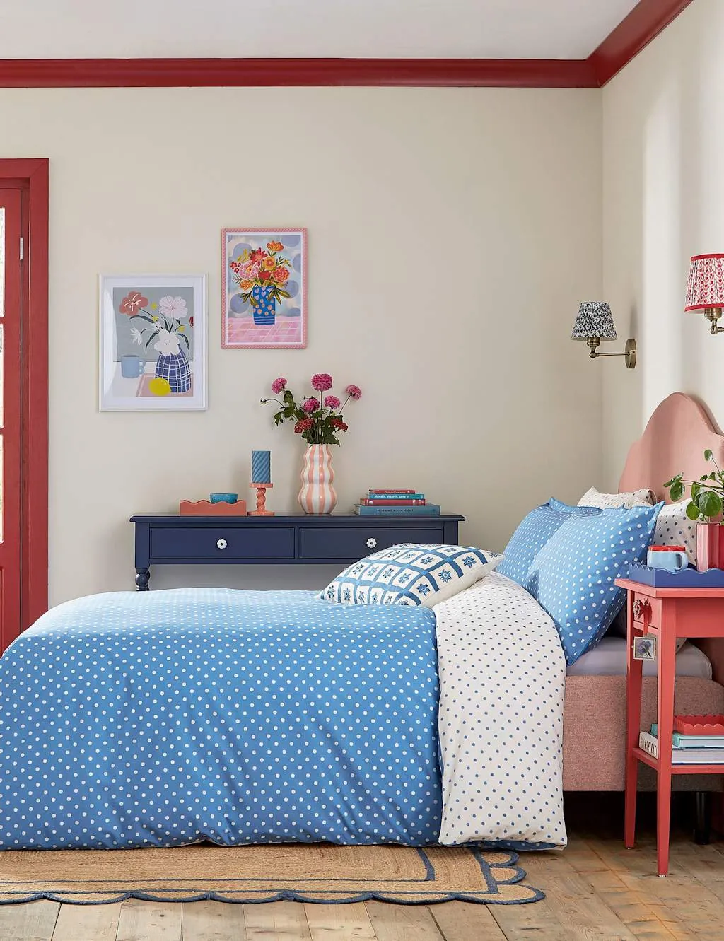 Sora Bedding Set - Blue Mix, Pure Cotton product