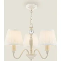 Ellis 3-Arm Pendant Light - Cream alternate view