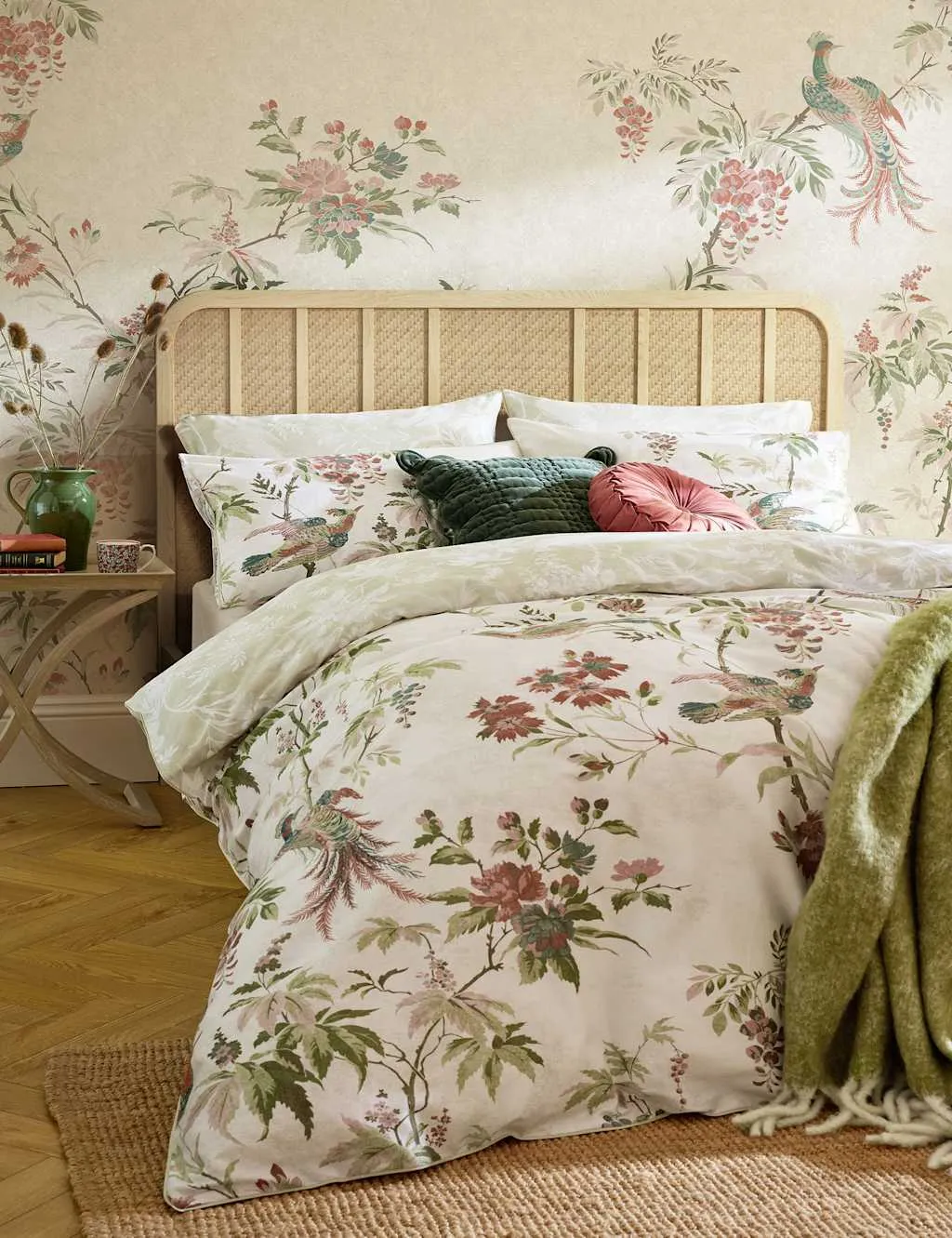 Attleton Pure Cotton Sateen Bedding Set - Green Mix product