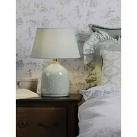 Campion Ceramic Floral Table Lamp - Blue alternate view