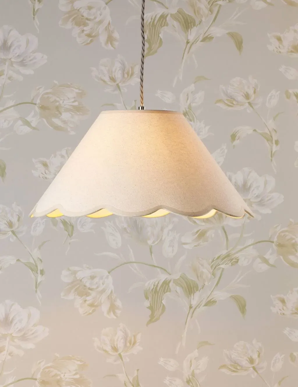 Cordwell Scallop Easy Fit Pendant Light - Natural product