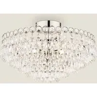 Enid Glass Chandelier - Silver alternate view