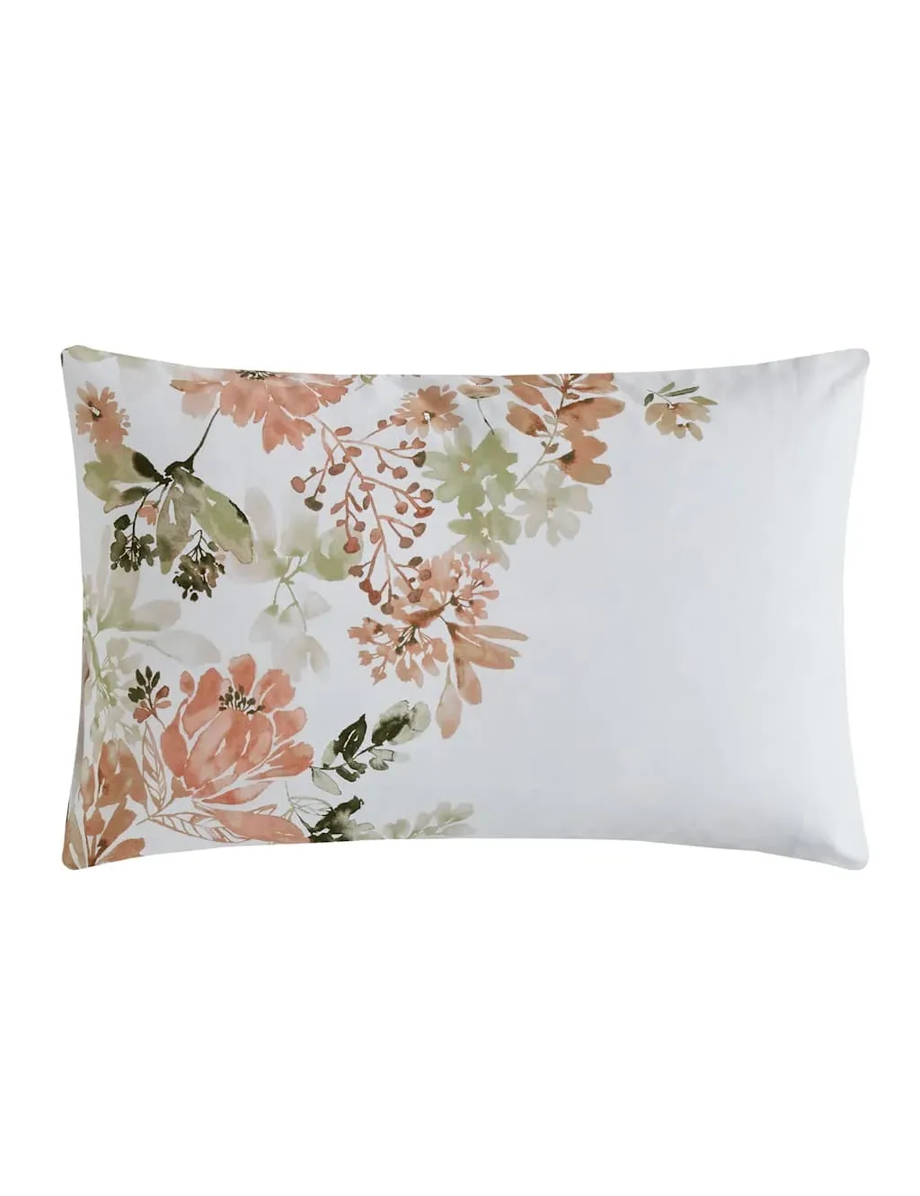 Lewcombe 2 Pack Pillowcases - Orange Mix, Cotton Sateen product