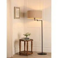 Marlowe Floor Lamp with Adjustable Swing Arm - Black alternate view