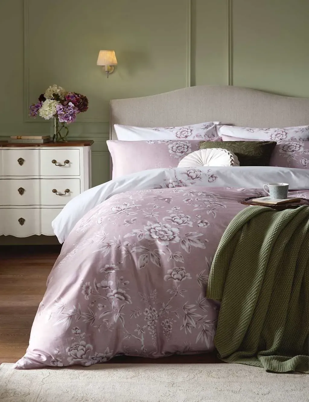 Rowsham Garden Bedding Set - Pink Mix, Cotton Sateen product
