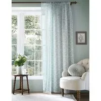 Shepherds Purse Sheer Voile Curtains - Light Blue Mix alternate view