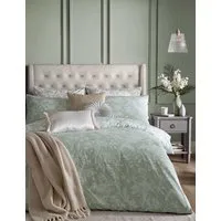 Lloyd Reversible Bedding Set - Light Green, Cotton alternate view