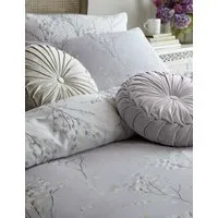 Pussy Willow Sateen Bedding Set Reversible - Light Purple, Cotton alternate view