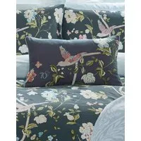 Summer Palace Bolster Cushion - Midnight, Cotton alternate view