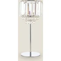 Vienna Crystal Table Lamp - Silver alternate view