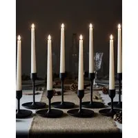 TruGlow Taper LED Candles Set of 8 - Ivory, Wax alternate view