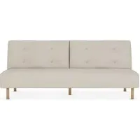 Bailey Fold Out Sofa Bed Without Arms - Natural alternate view