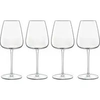 4-Piece Talismano White Wine Glass Set - Clear Glass alternate view