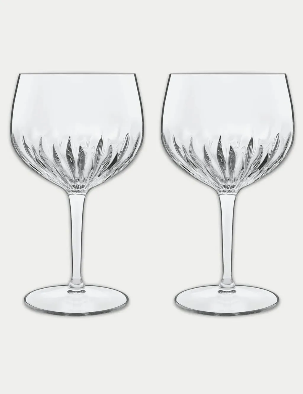 Set of 2 American Gin Glasses - Crystal-Cut Effect Glass product