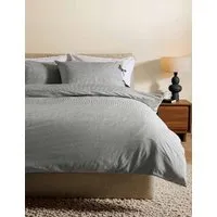 Ansel Stripe Bedding Set - Grey, Pure Cotton alternate view