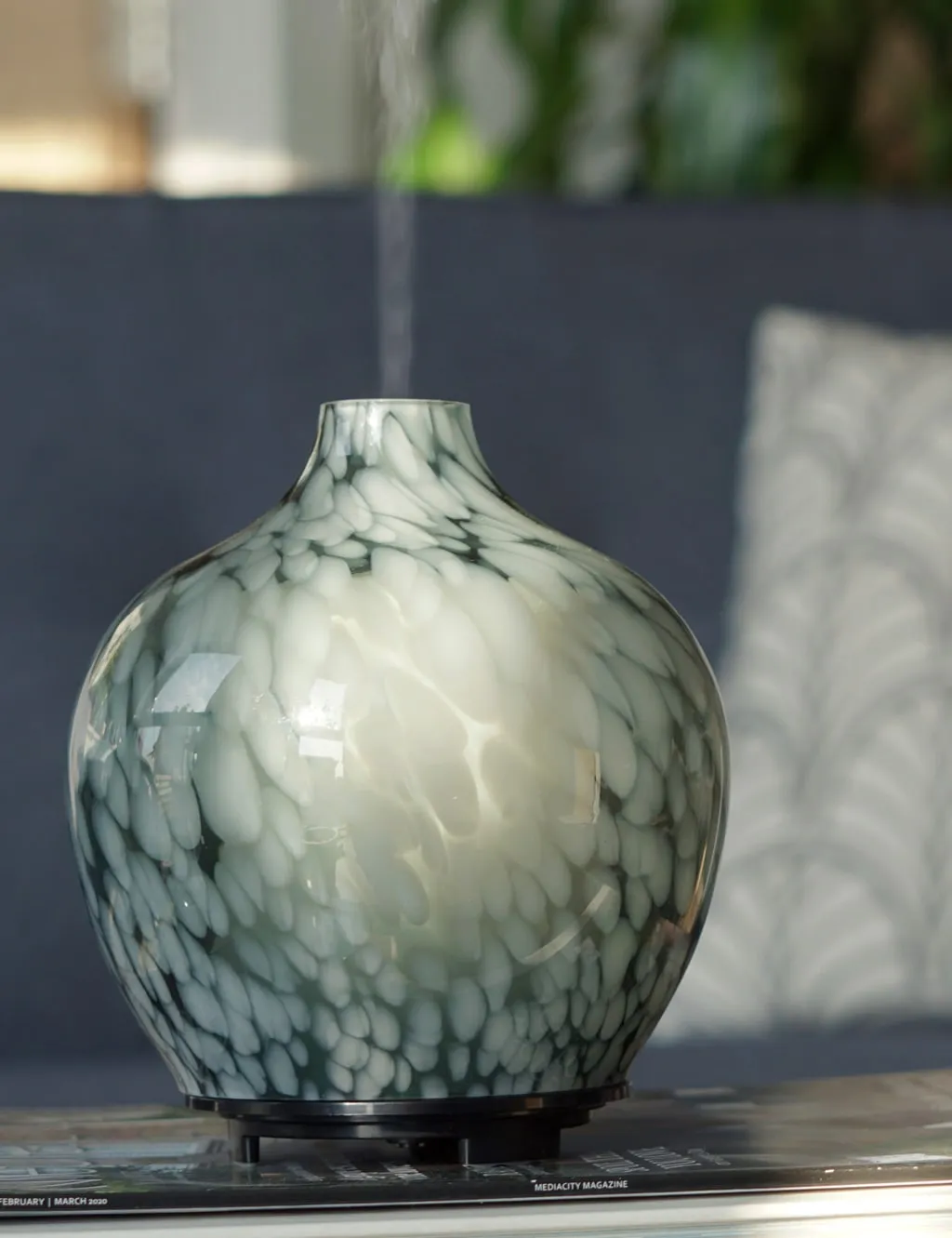 Mercura Aroma Electric Diffuser - Grey, Glass product