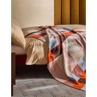 Keava Knitted Throw - Orange alternate view