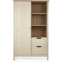Harwell Wardrobe with Sliding Doors - Beige, Wood alternate view