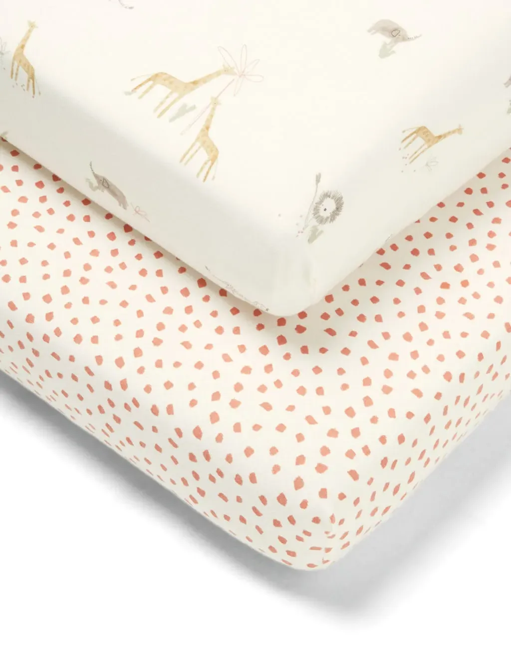 2 Pack Jungle Cotbed Fitted Sheets - Multi product