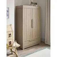 Franklin Kids' Wardrobe with Storage - Brown alternate view