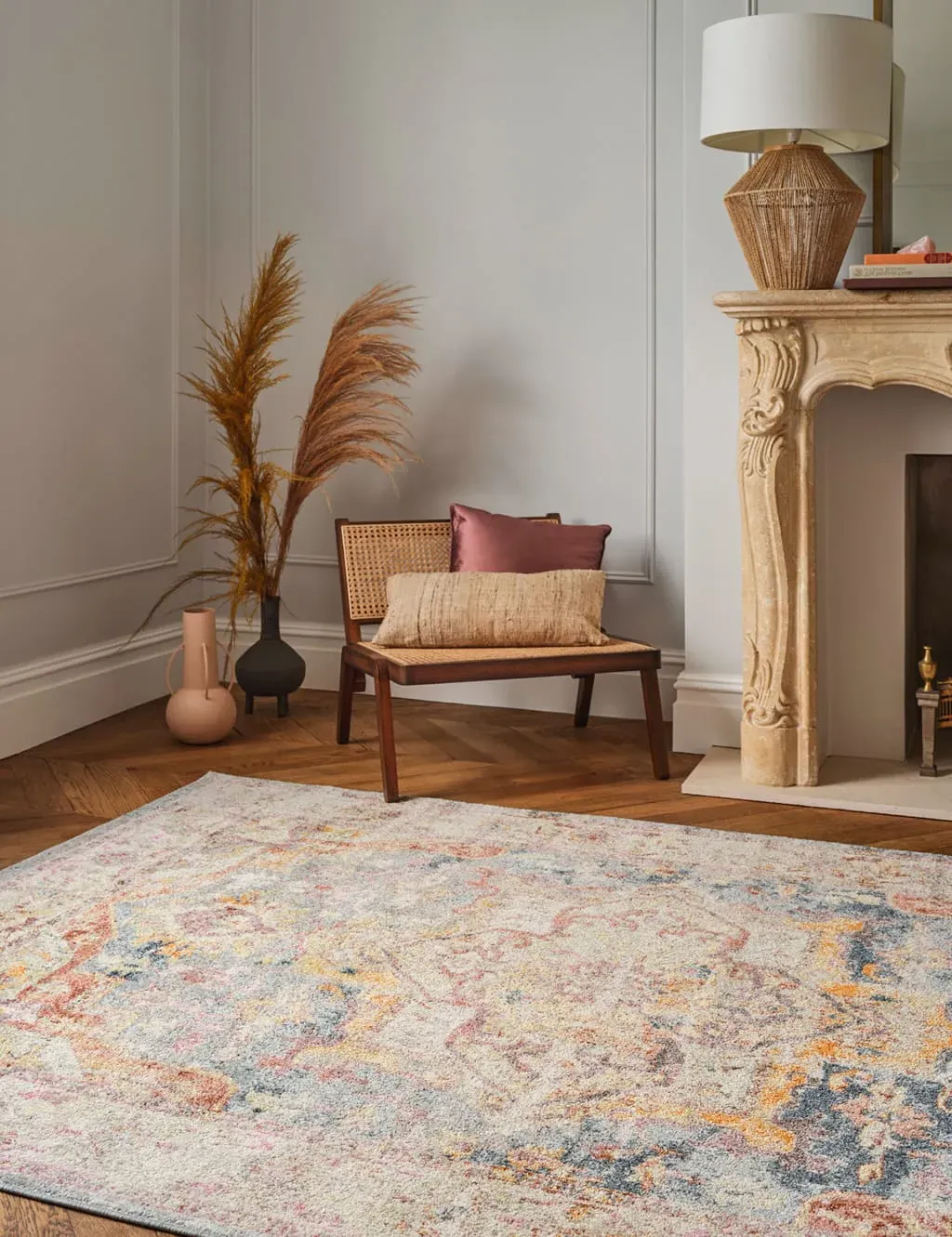 Flores Azin Rectangular Rug - Multi product