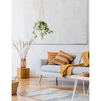 Muse Stripe Rectangular Rug - Blue alternate view