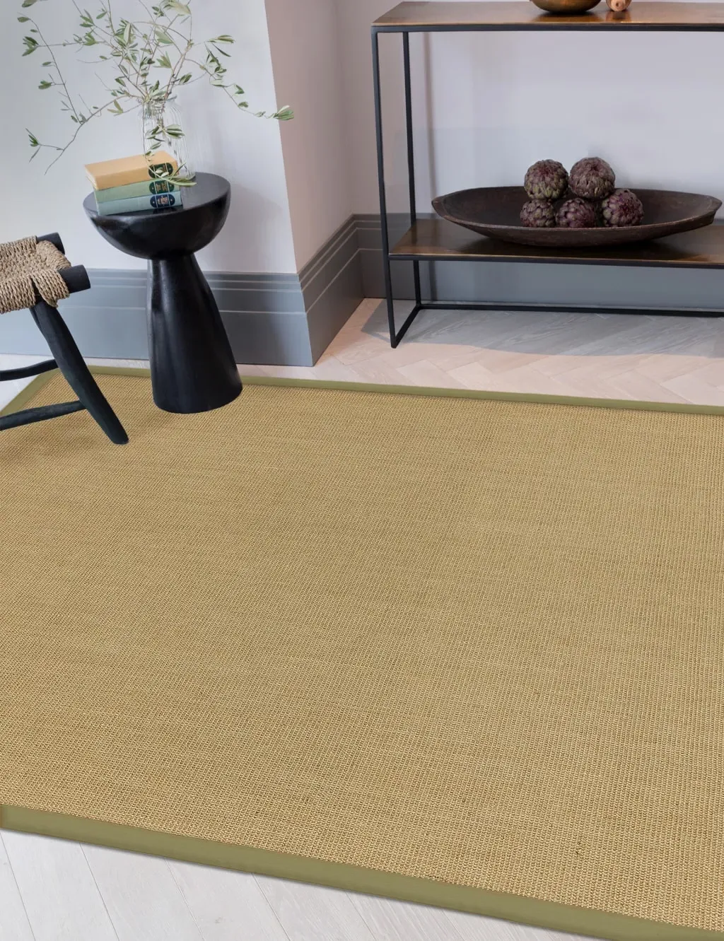 Sisal Pure Cotton Flat Weave Rug - Beige product