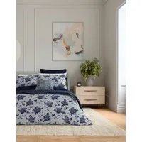 Freya Bedding Set - Indigo, Cotton Blend alternate view