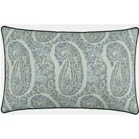 Delphine Rectangular Scatter Cushion - Blue Mix, Cotton alternate view