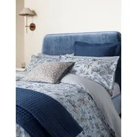 Lorelei Oxford Pillowcase - Navy, Pure Cotton alternate view