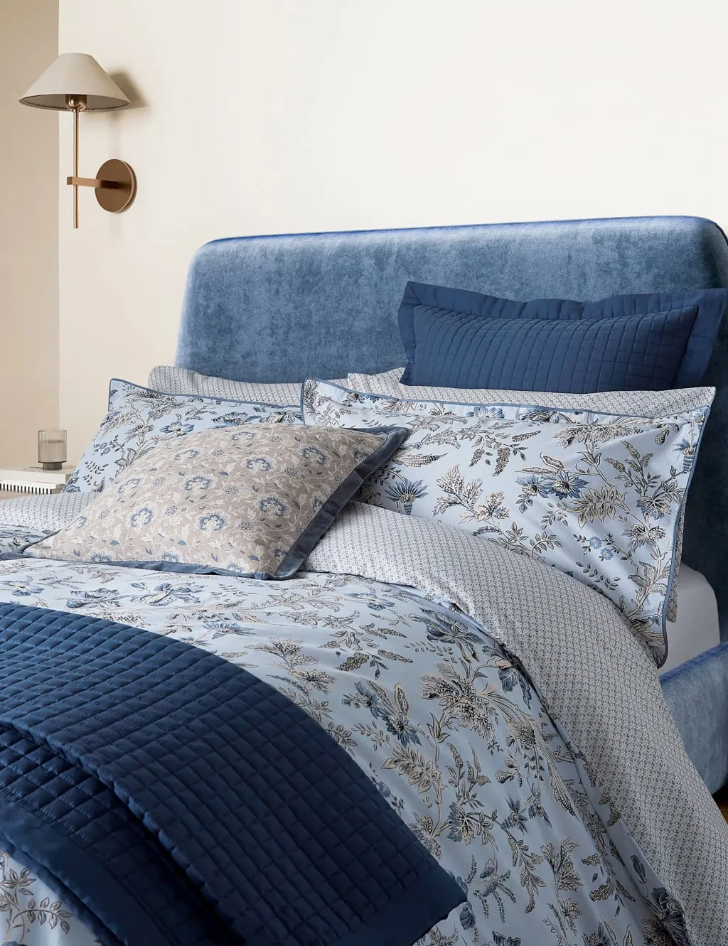 Lorelei Oxford Pillowcase - Navy, Pure Cotton product