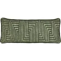 Yoko Rectangular Cushion - Green Mix, Cotton alternate view