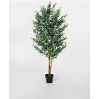 6ft Artificial Olive Tree in Pot - Green alternate view