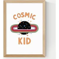 Cosmic Kid Framed Wall Art - Natural alternate view