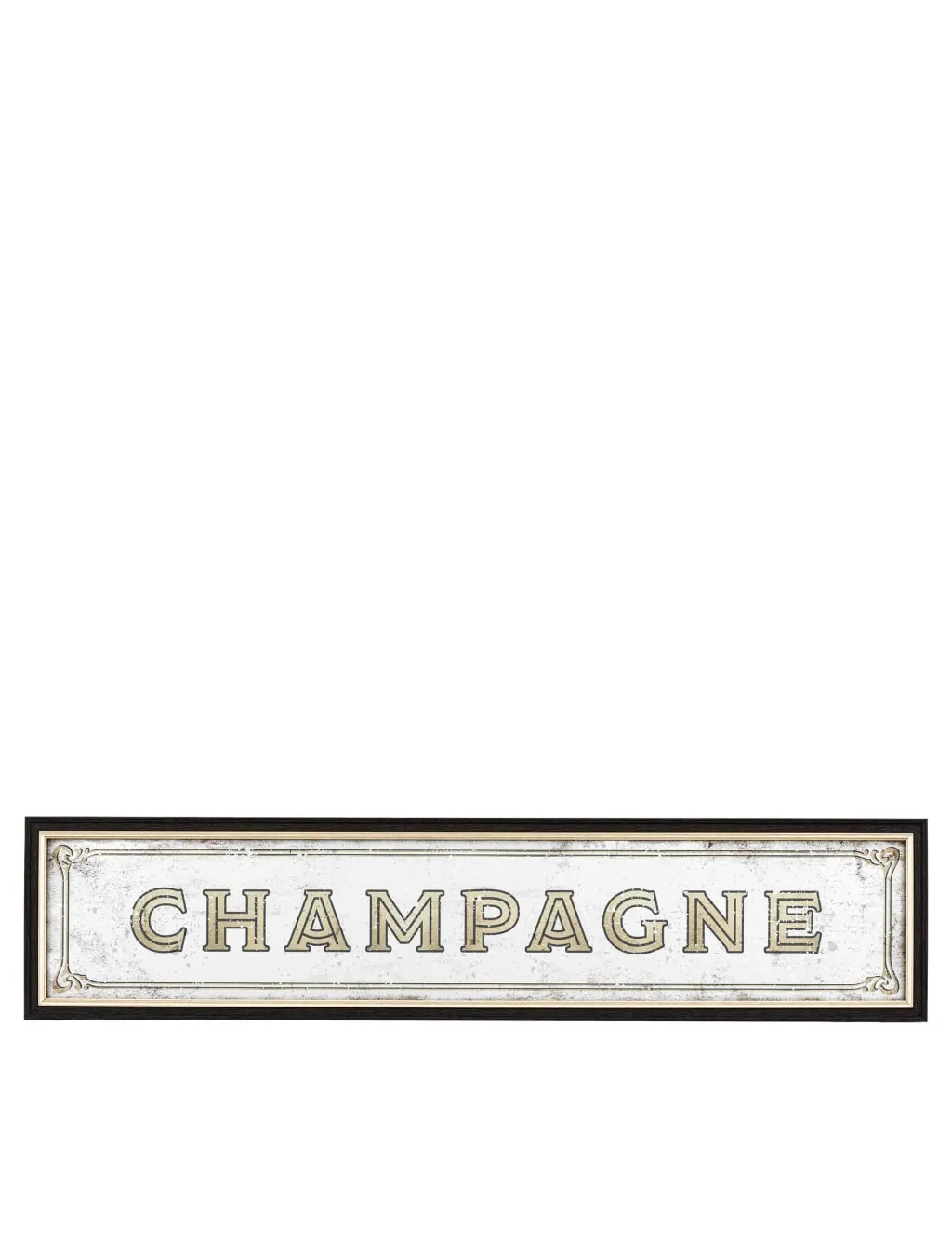 Champagne Extra Large Rectangular Mirror - Brown product