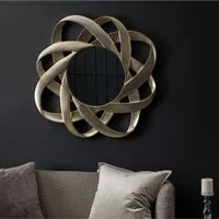 Constellation Extra Large Round Wall Mirror - Gold alternate view