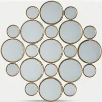 Wallis Circles Hanging Wall Mirror - Gold alternate view