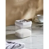 0.5L Square Flip-Tight Food Storage - White Mix, Plastic alternate view